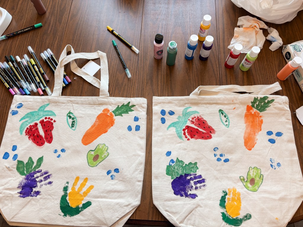 Farmer’s Market Handprint Tote&nbsp;Bag